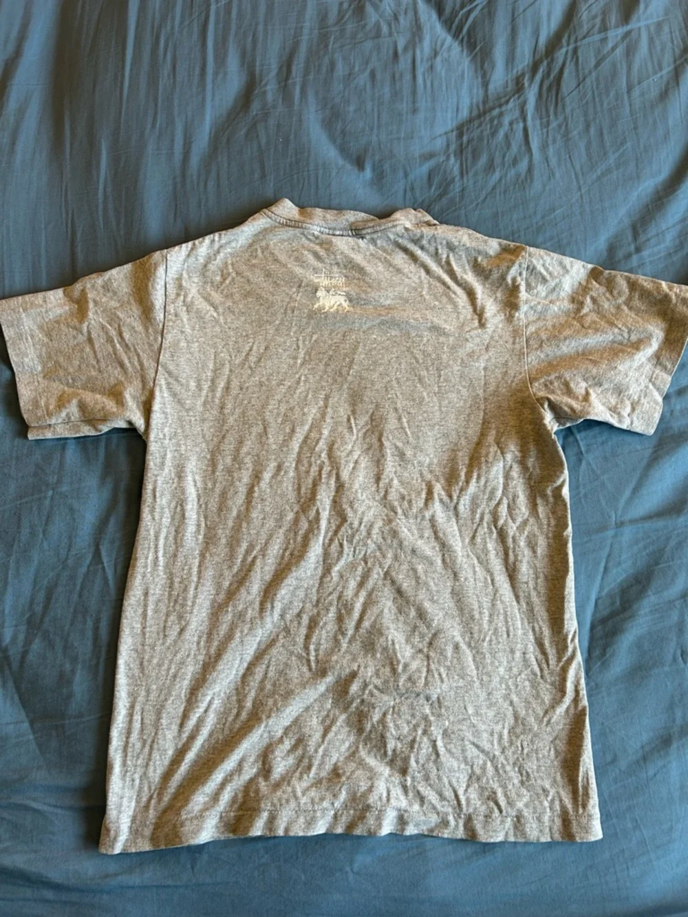 Vintage 90s Stussy One World One Love T Shirt Double Sided Fits Medium Made USA - Picture 3 of 5